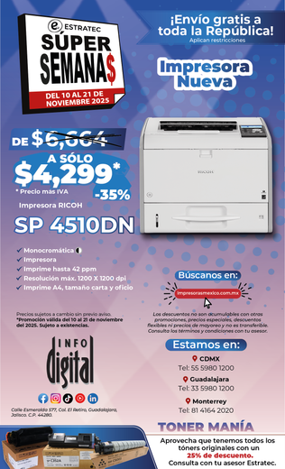 Un anuncio de una impresora que dice nuevo im 430f