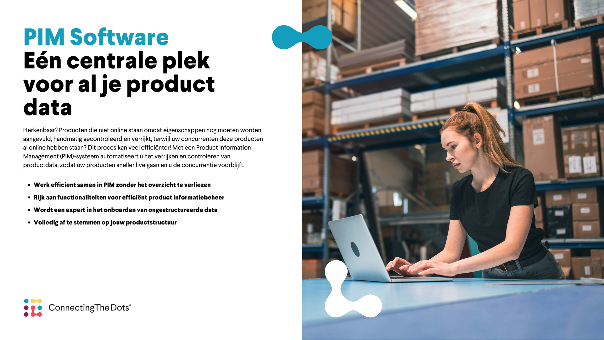 Factsheet - PIM Software. Eén centrale plek voor al je product data