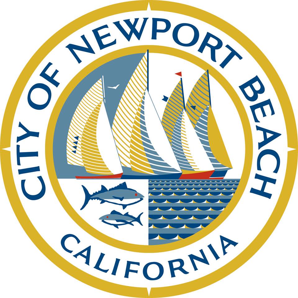 The seal of the city of newport beach california