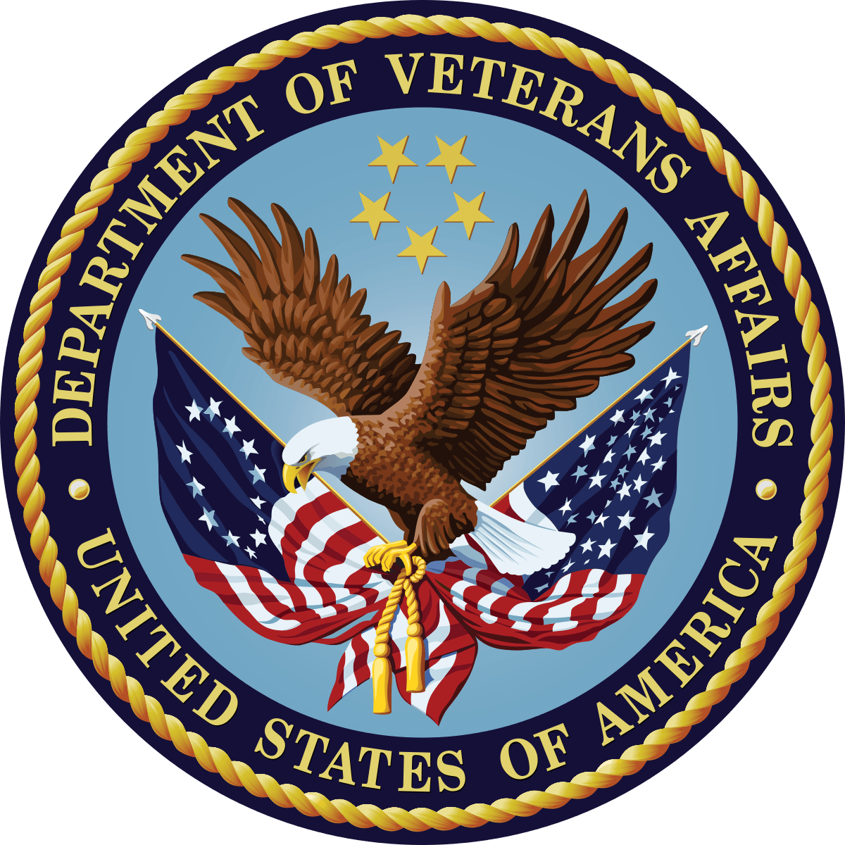 A seal for the department of veterans affairs of the united states of america