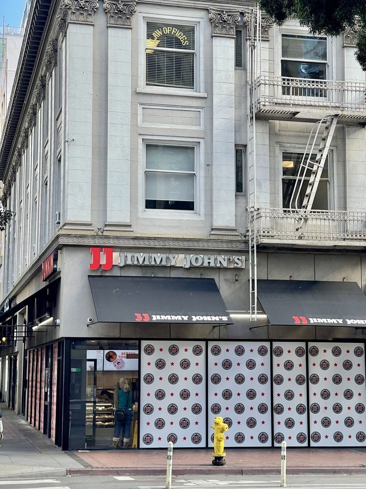 A building with a fire escape on the side of it