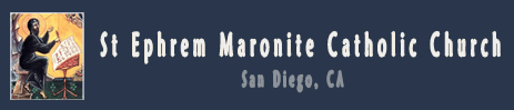 st ephrem maronite catholic church logo