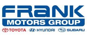 Frank motors group logo with toyota hyundai and subaru logos