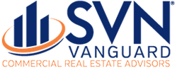 A logo for sven vanguard commercial real estate advisors