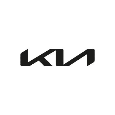 Ein schwarzweißes Logo für einen Autohersteller auf weißem Hintergrund.