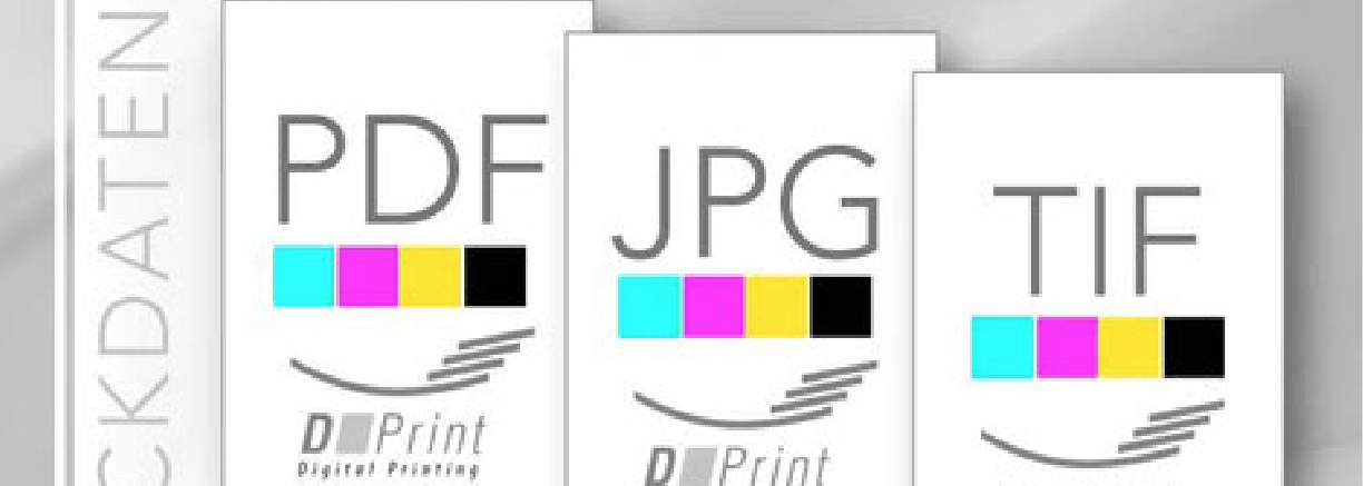 PDF, JPG und TIF sind drei verschiedene Dateitypen.
