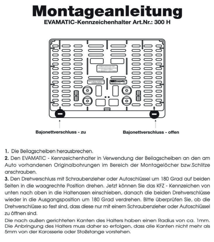 Ein Bild eines Sicherungskastens mit Anweisungen zur Installation.