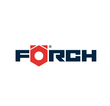 Das Forch-Logo ist rot und schwarz auf weißem Hintergrund.