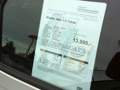 Ein Nissan Juke steht für 13.090 zum Verkauf