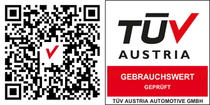 Ein QR-Code, auf dem TÜV Österreich steht
