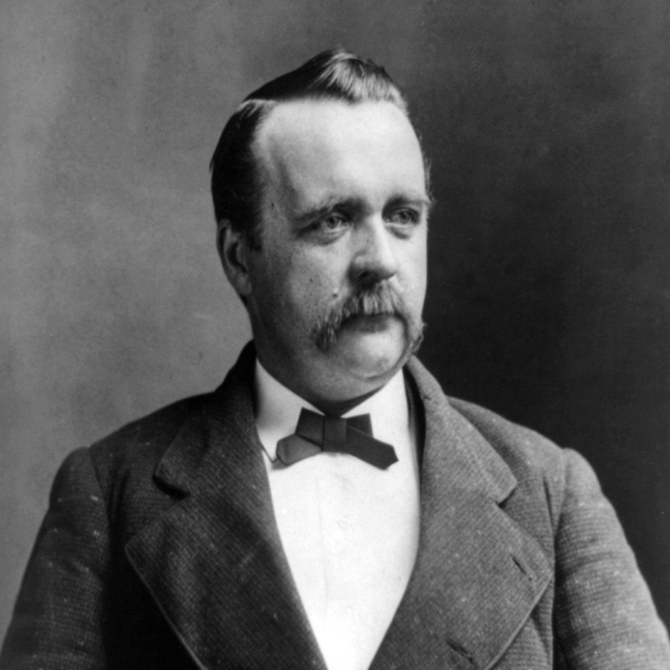 Portrait of Justus H. Rathbone, founder of the Knights of Pythias fraternal organization