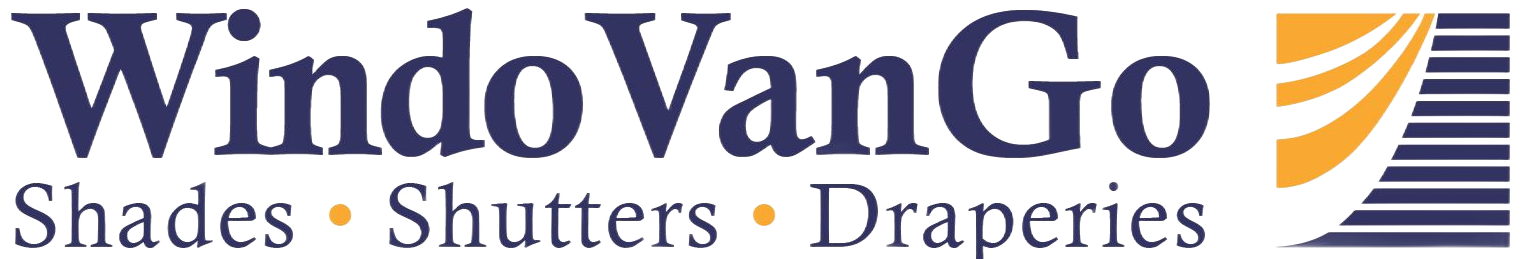 Logo for WindoVanGo featuring dark blue text reading 