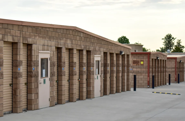 The front entrance to STOR-N-LOCK Self Storage in Rancho Cucamonga, California