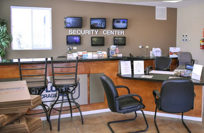 Inside the office at STOR-N-LOCK Self Storage in Henderson, Colorado