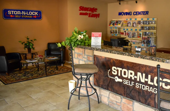 Inside the office at STOR-N-LOCK Self Storage in Littleton, Colorado