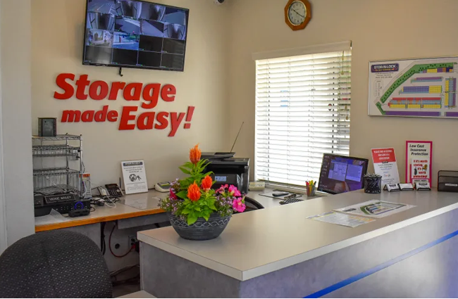 Inside the office at STOR-N-LOCK Self Storage in Thornton, Colorado