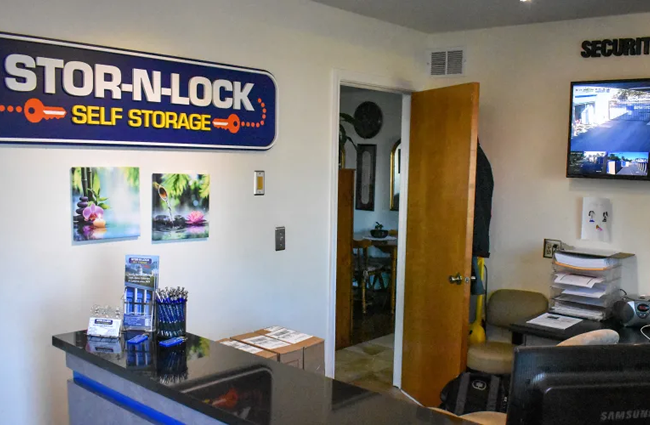 Inside the office at STOR-N-LOCK Self Storage in Boise, Idaho