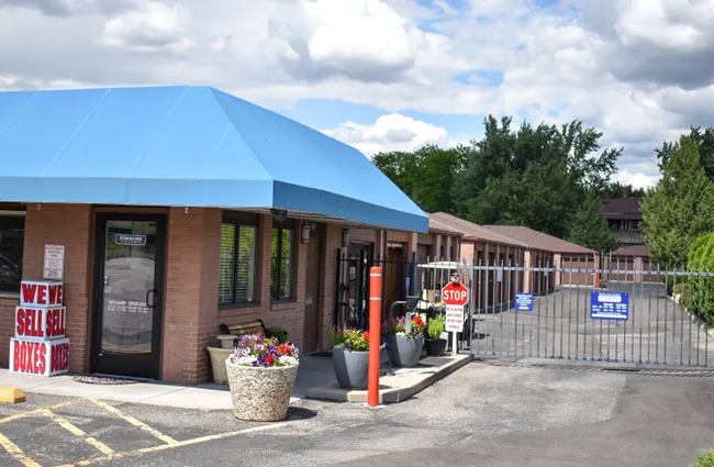 The front entrance to STOR-N-LOCK Self Storage in Boise, Idaho