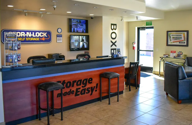 Inside the office at STOR-N-LOCK Self Storage in Hurricane, Utah