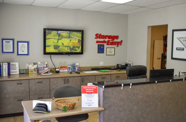 Inside the office at STOR-N-LOCK Self Storage in Riverdale, Utah