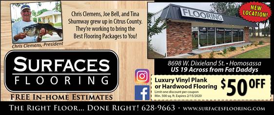 Surfaces Flooring Monthly Ad