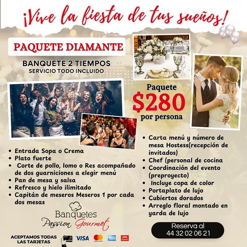 BANQUETES Y EVENTOS PASSIÓN GOURMET