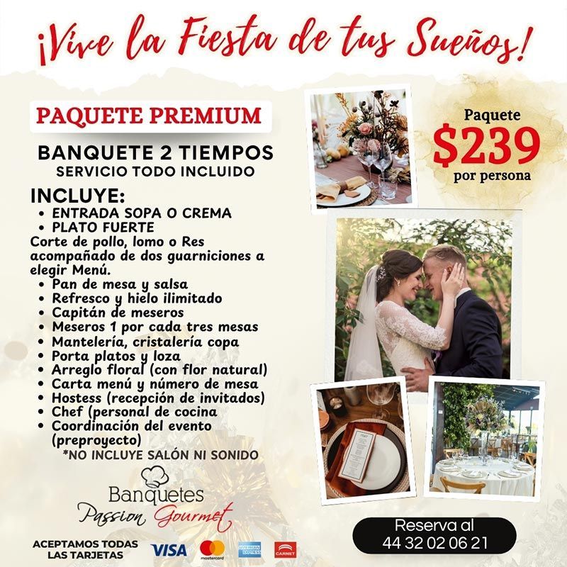 BANQUETES Y EVENTOS PASSIÓN GOURMET