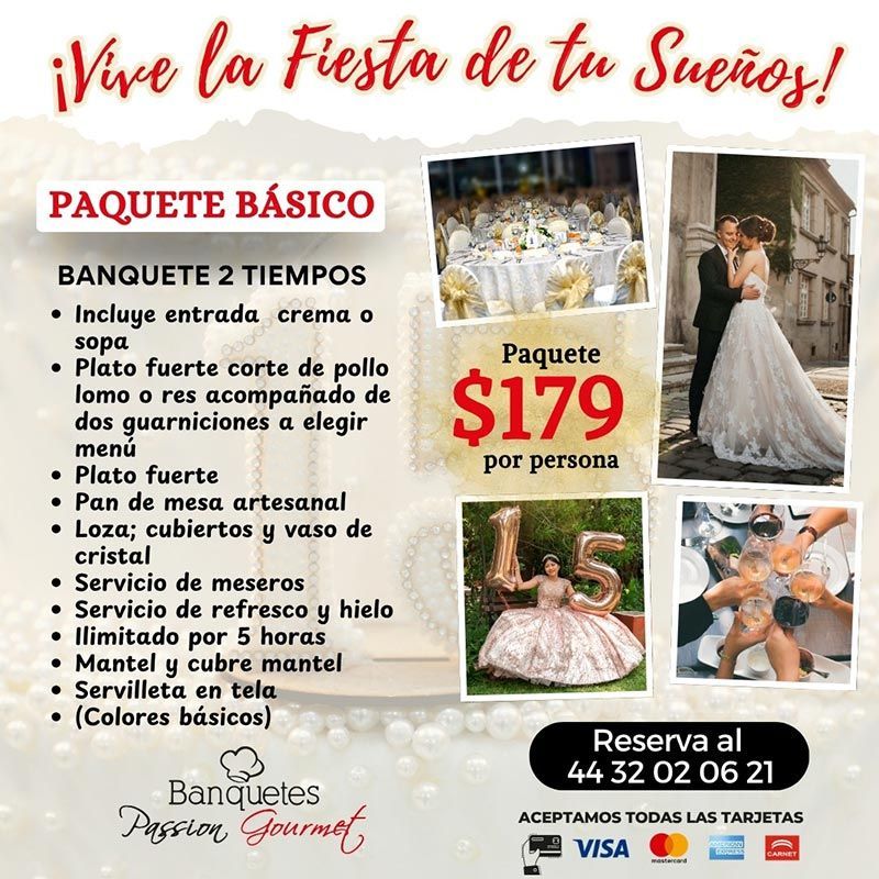 BANQUETES Y EVENTOS PASSIÓN GOURMET