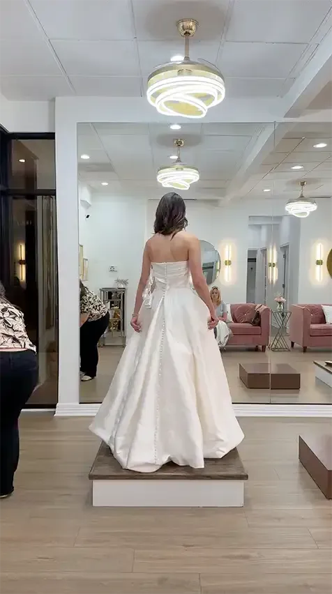 Luxury Tailors Ballroom Bustle