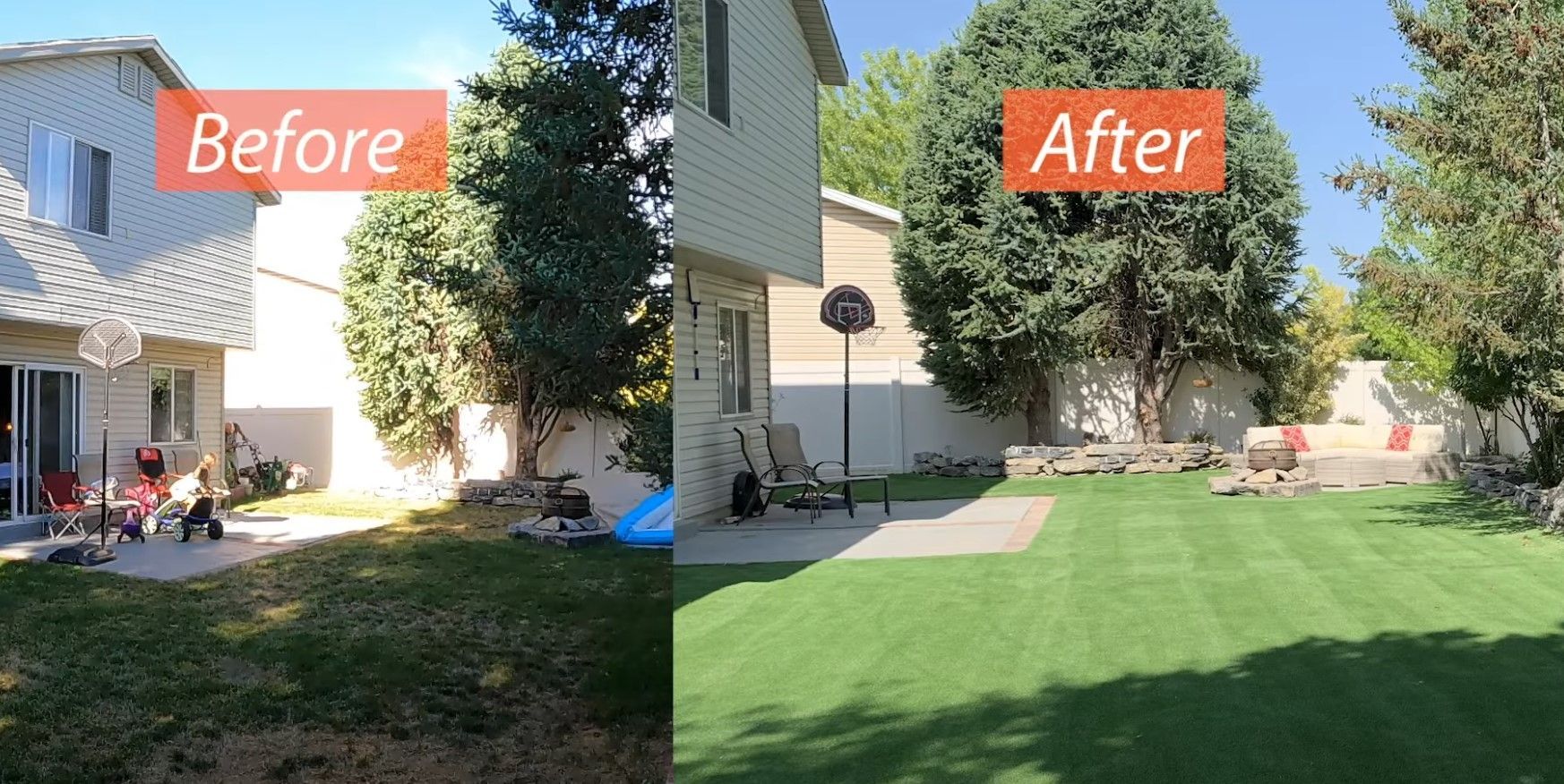 artificial grass installation