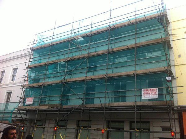 Commercial scaffolding