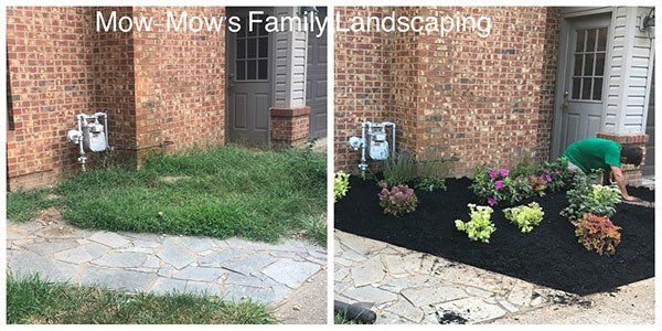 Before And After Landscape – Lexington, KY – Mow-Mow’s Family Landscaping