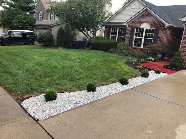 Driveway Garden — Beautiful driveway garden in Lexington, KY