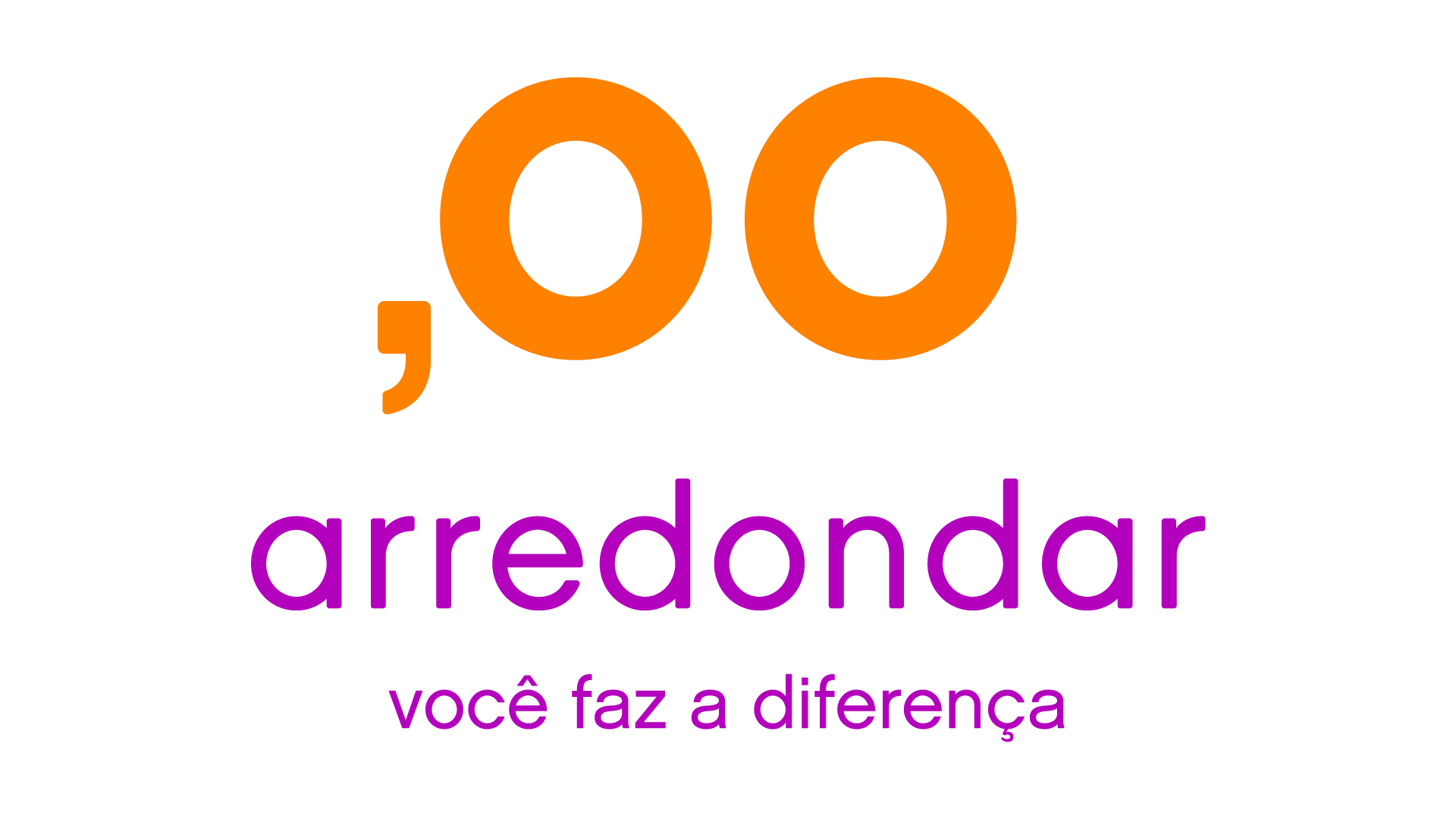 An orange and purple logo for arredordar você faz a diferença