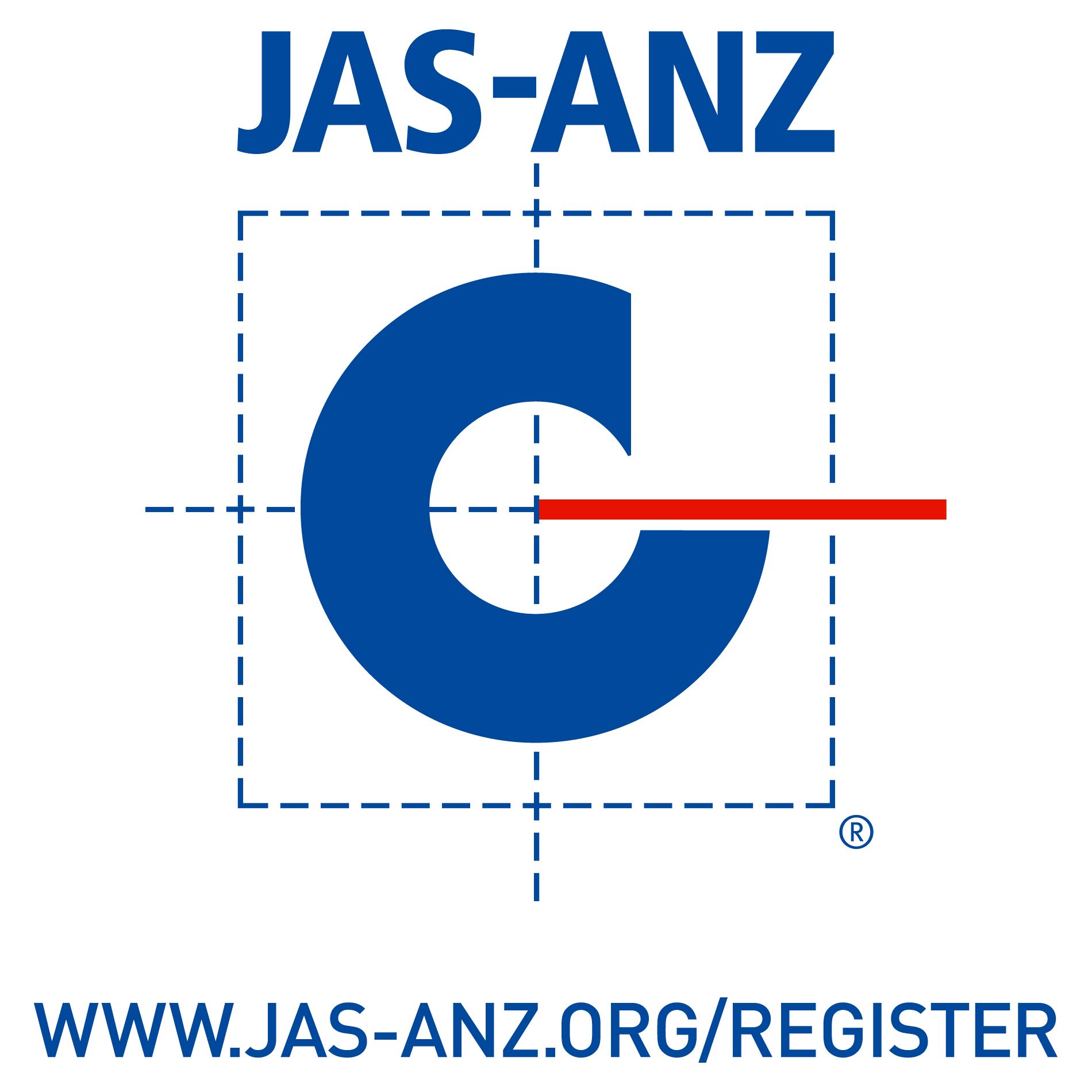 A logo for jas-anz with the website www.jas-anz.org/register