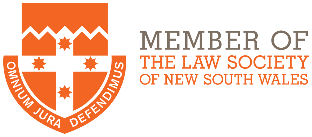 The logo for the law society of new south wales