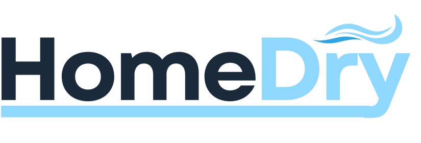 HomeDry logo used on Contact Us page for water damage and mold remediation services