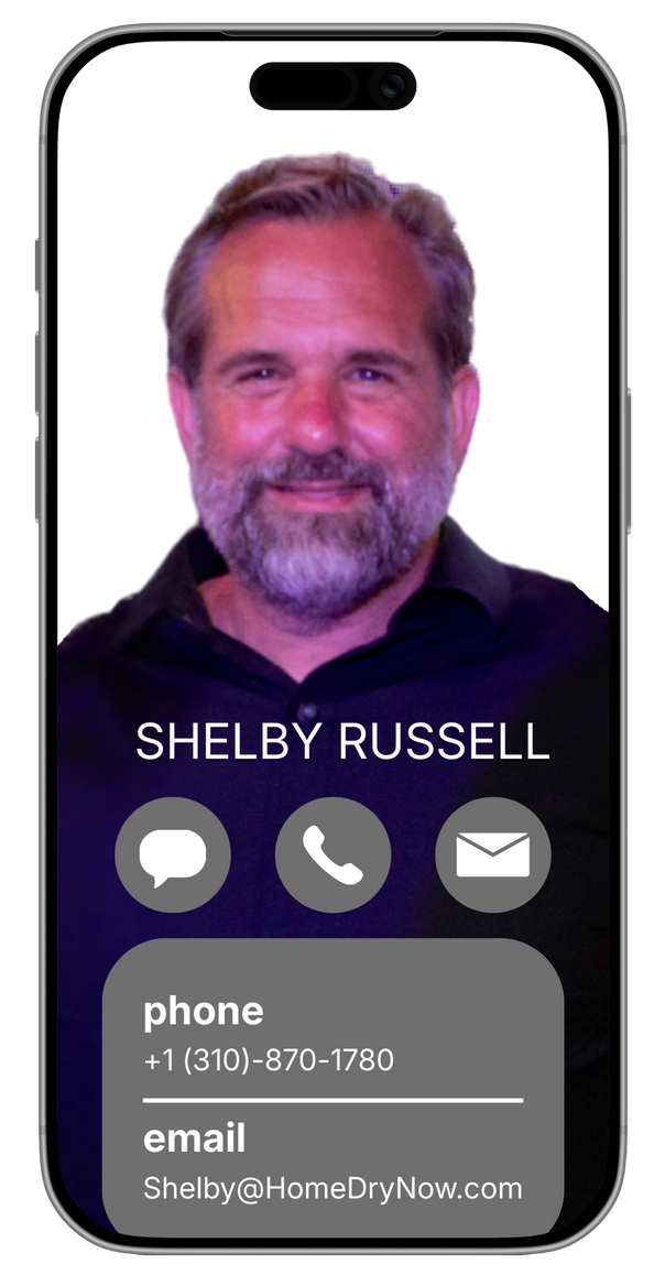 HomeDry Founder Shelby Russell South Bay water damage expert