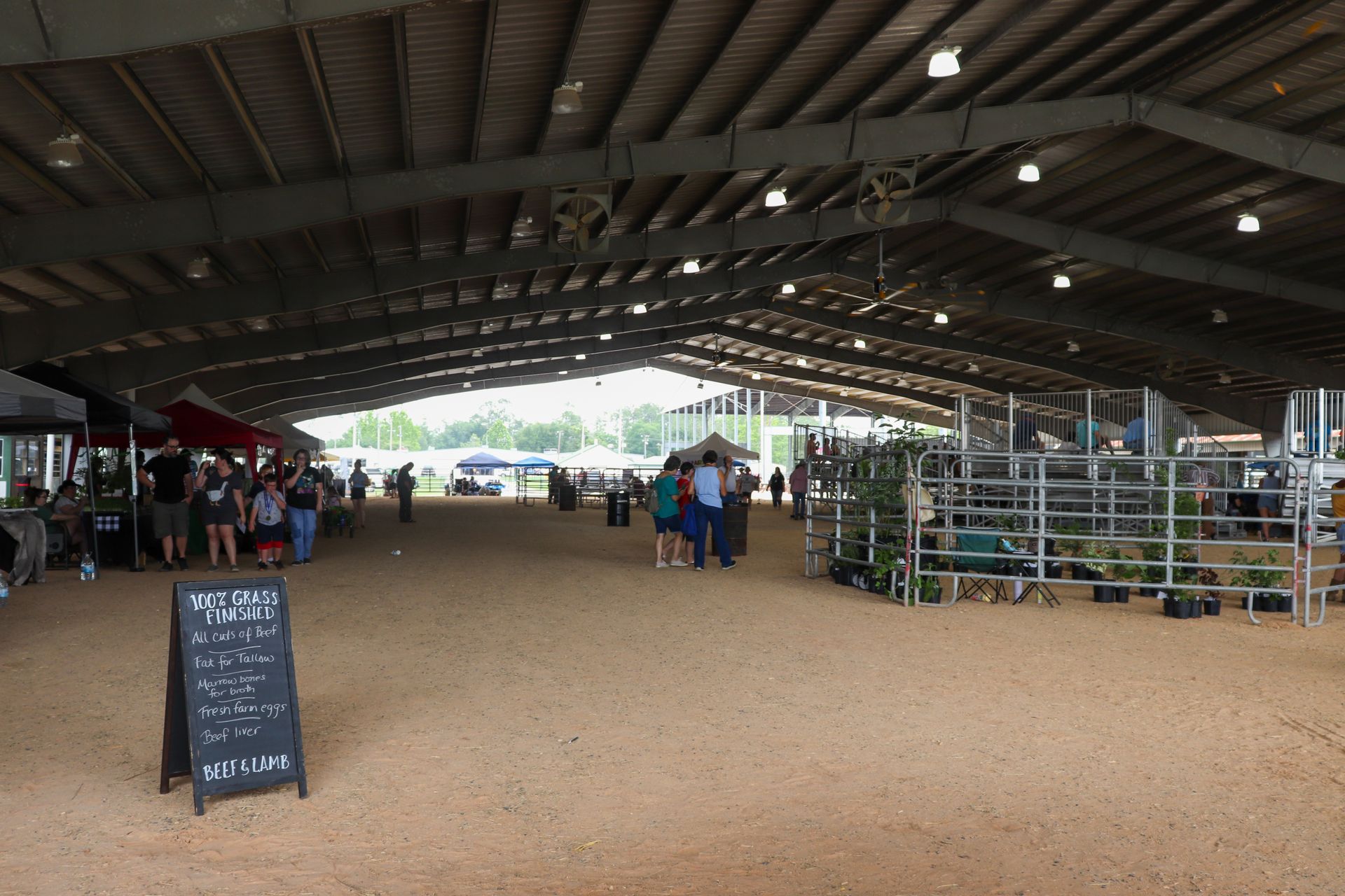 A large building with a sign that says welcome