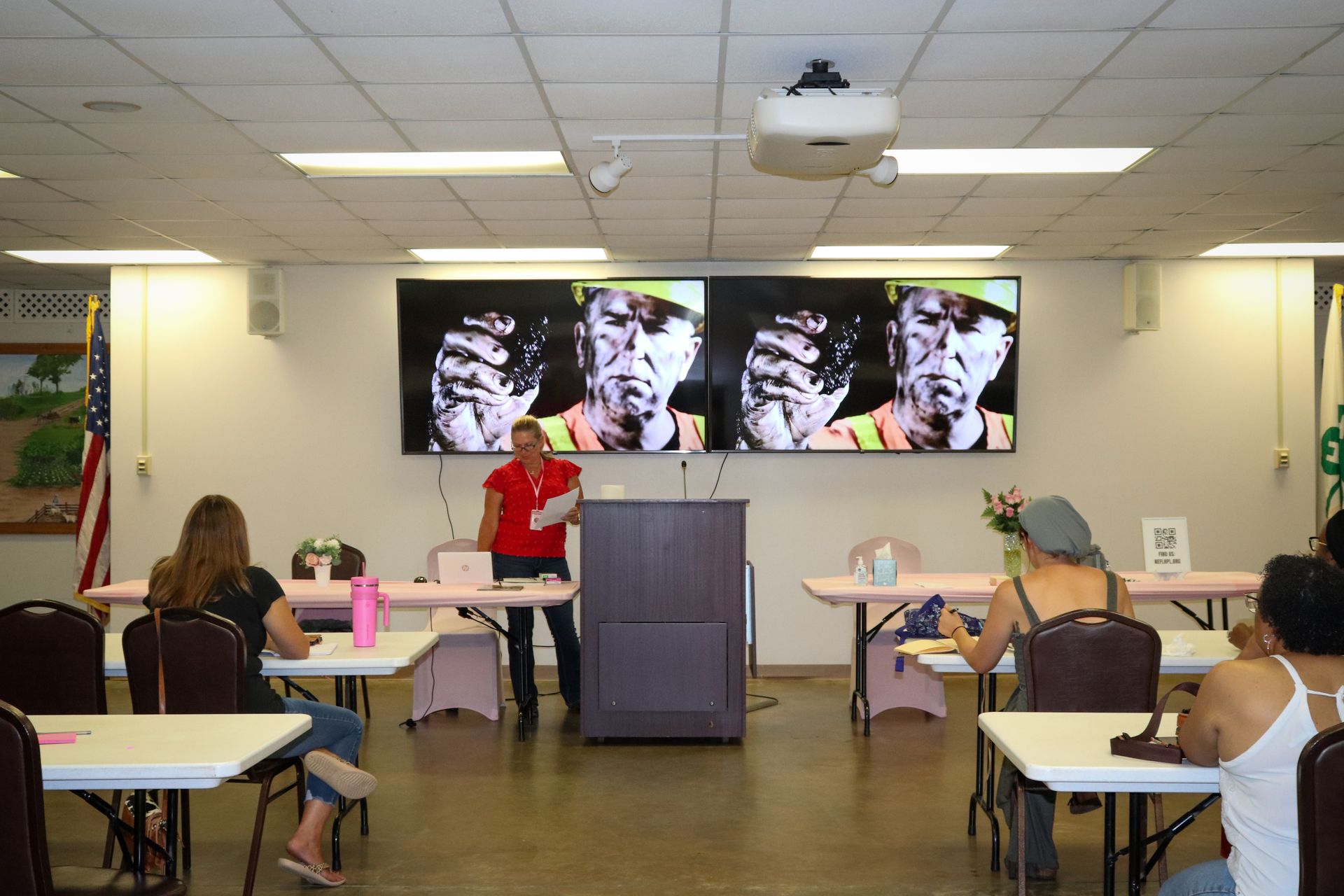 second photo of dual screens at Neflhpl