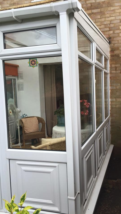 Conservatory glass window cleaning 1