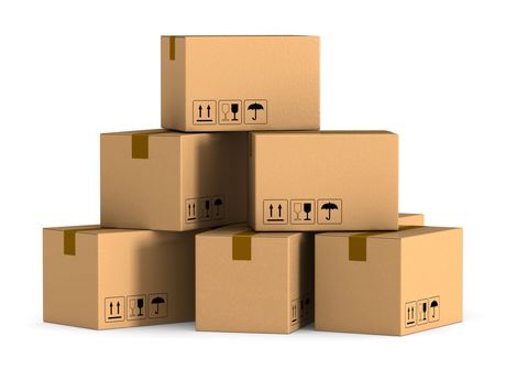 Pile Of Boxes — Potsdam, NY — Brock's Moving and Storage