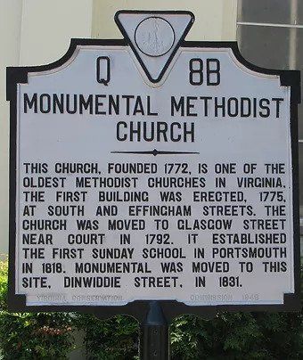 History — Monumental United Methodist Church in Portsmouth, VA