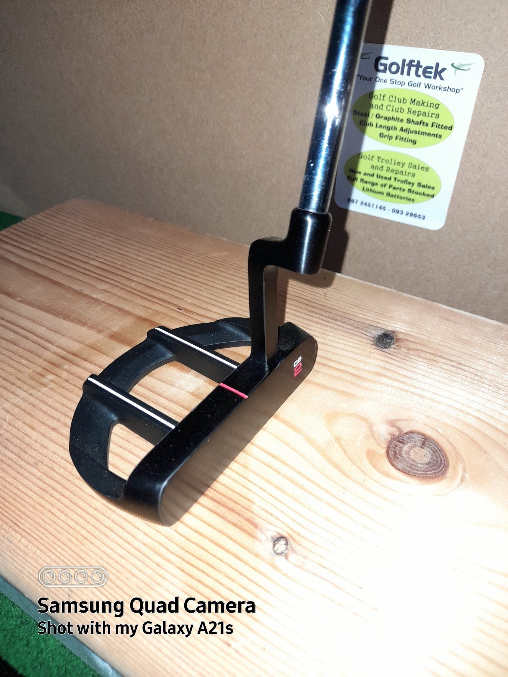 New Wishon Cavity Black CB2 Putter