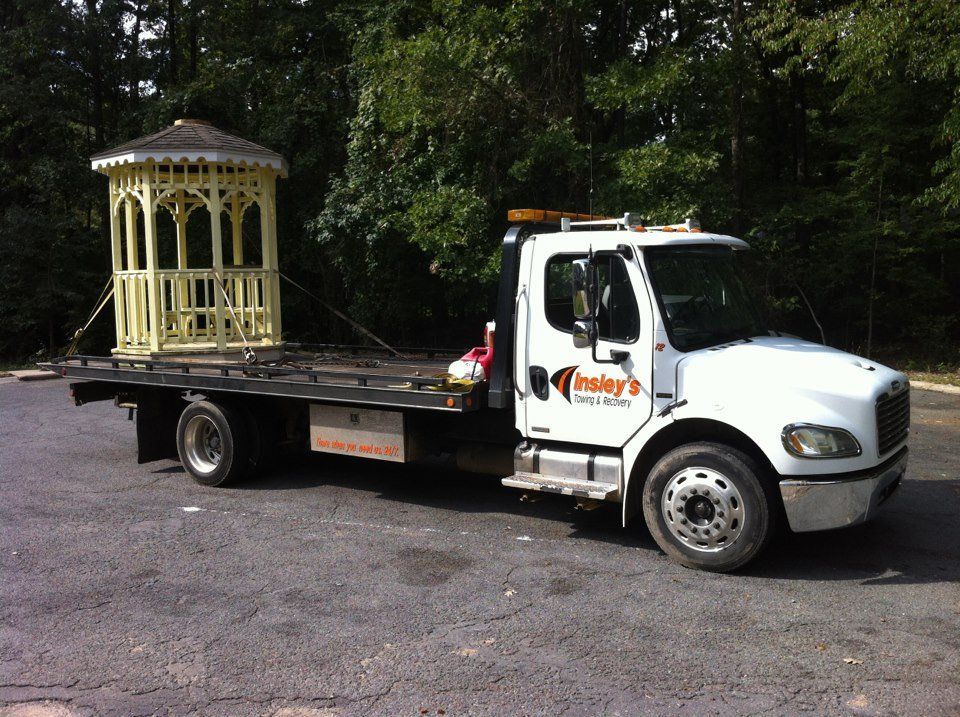 Transport A Gazebo — Insley’s Towing and Recovery — Pine Bluff, AR