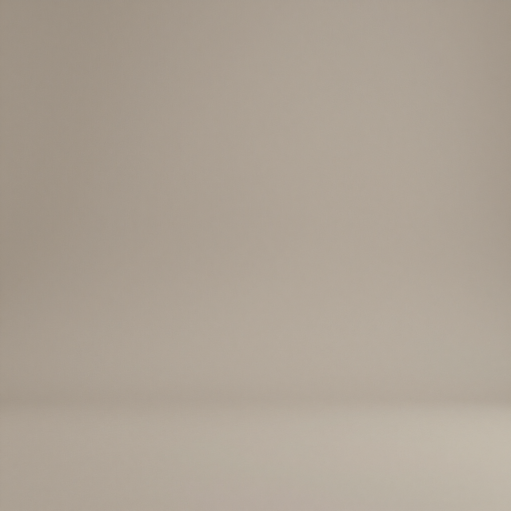 Plain beige wall with a faint horizontal seam near the bottom.