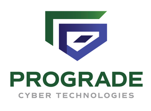 Prograde Cyber Technologies Logo for Prograde Cyber Technologies featuring a stylized blue and green geometric shield icon above the company name.