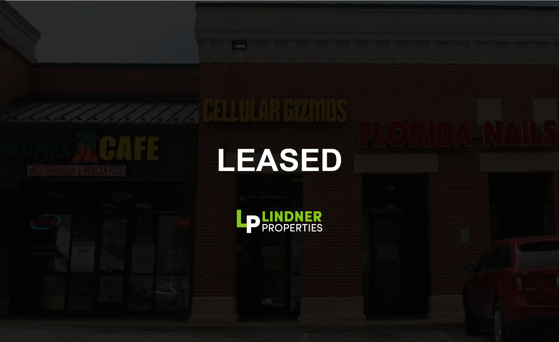 Lindner Properties Broadway Shops Suite 203 in Columbia, MO Property is Leased.