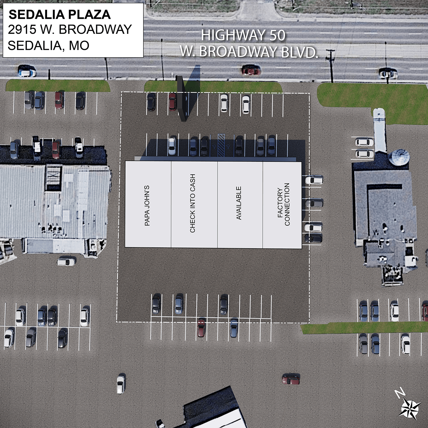 Sedalia Plaza Lindner Properties Overview of Commercial Property in Sedalia, MO