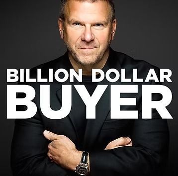 Tilman Fertitta with arms crossed, in front of a dark background with the white text 